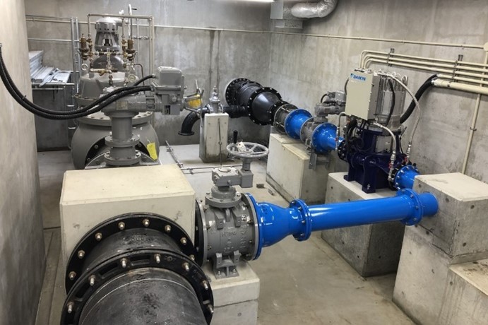 黒瀬調整池マイクロ水力発電施設