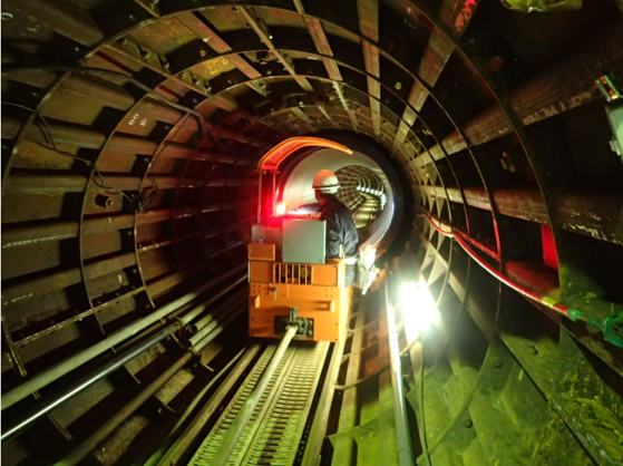 呉市内の管路更新（シールド工法）