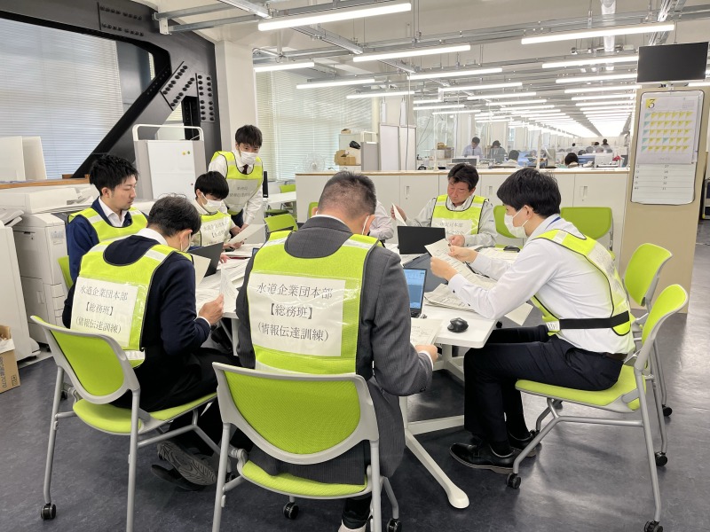 災害に備えた図上訓練