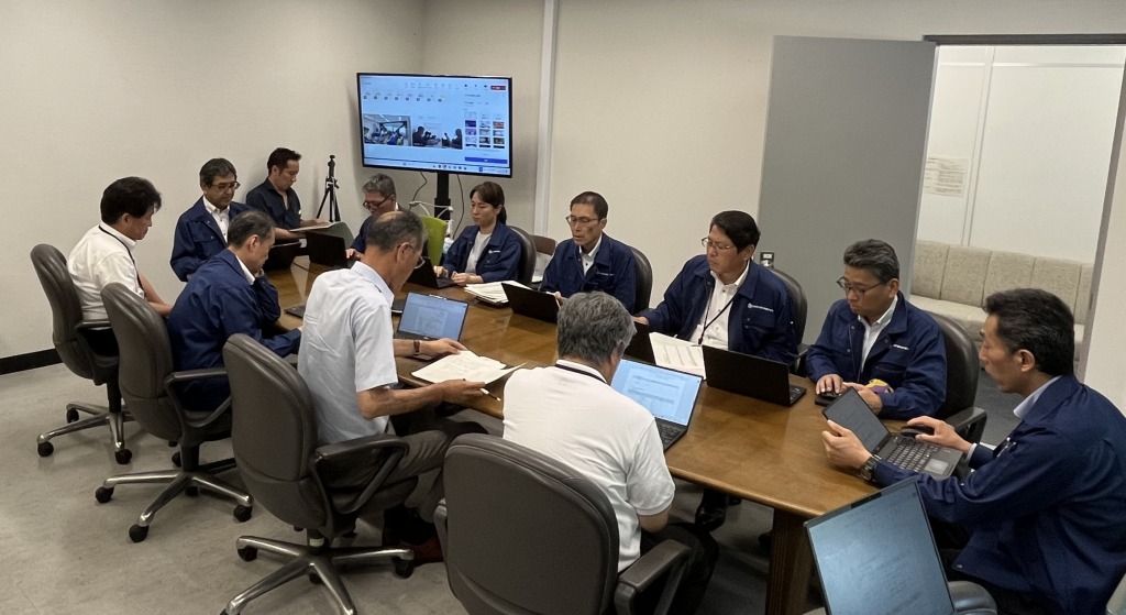図上演習（災害対策本部員会議）
