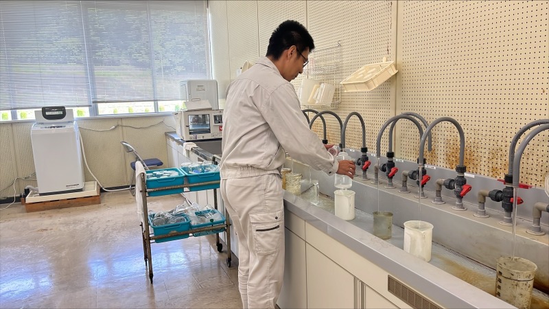 浄水のサンプリング検査